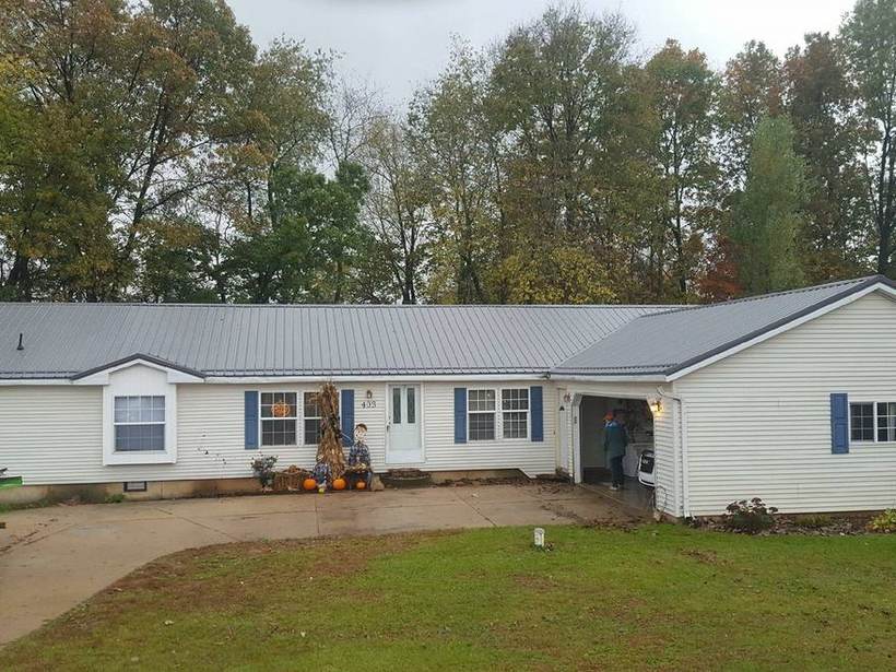 Steel Master Roofing install: Standing Seam, Burnished Slate