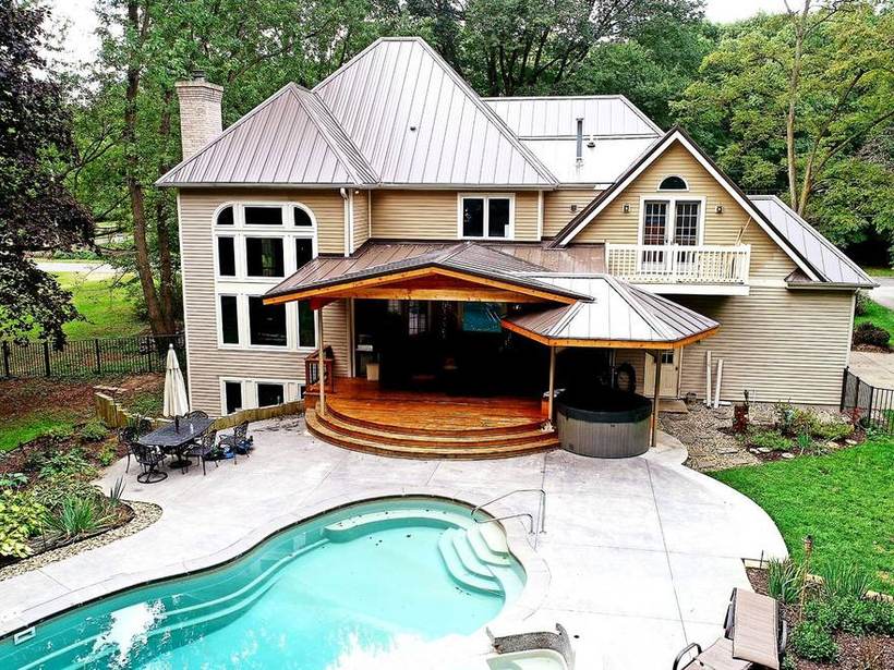 Steel Master Roofing install: Standing Seam, Burnished Slate