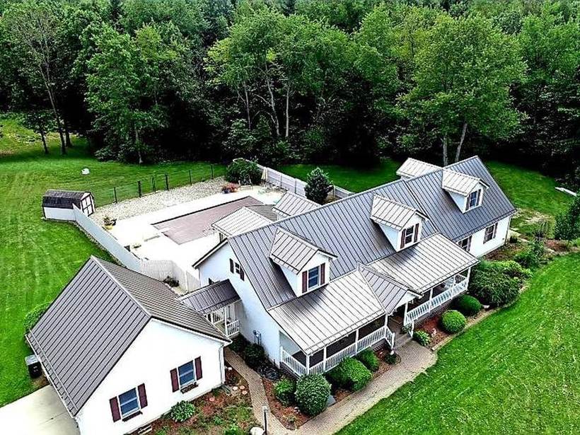 Steel Master Roofing install: St Joseph, Standing Seam, Burnished Slate