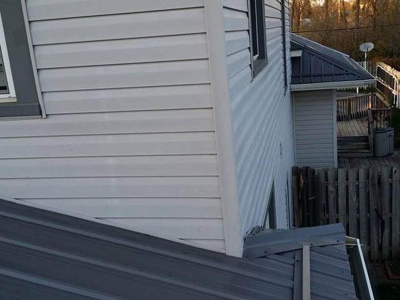 Steel Master Roofing install: Mishawaka, Charcoal