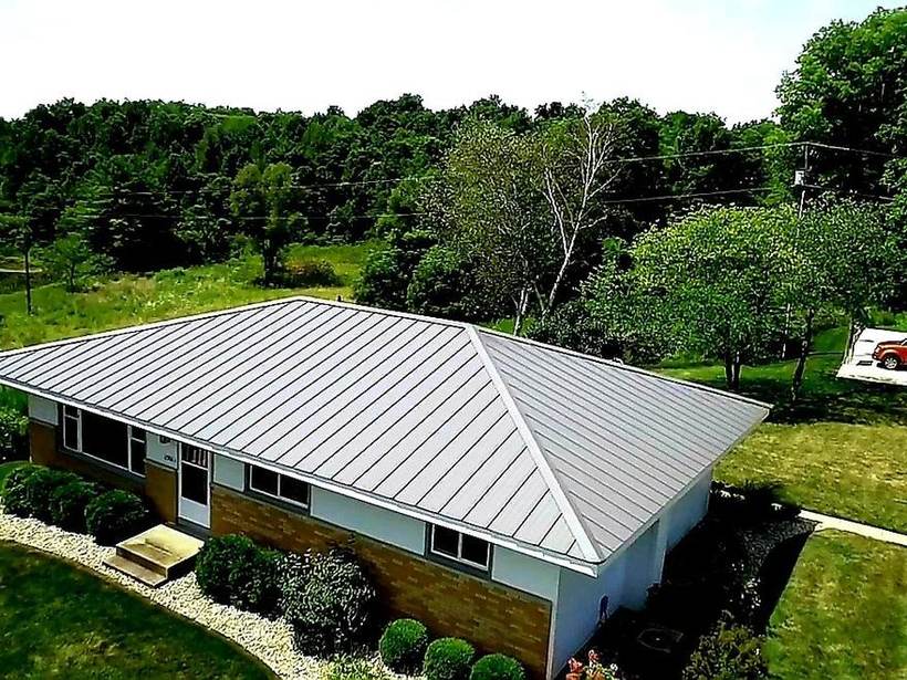 Steel Master Roofing install: Charcoal