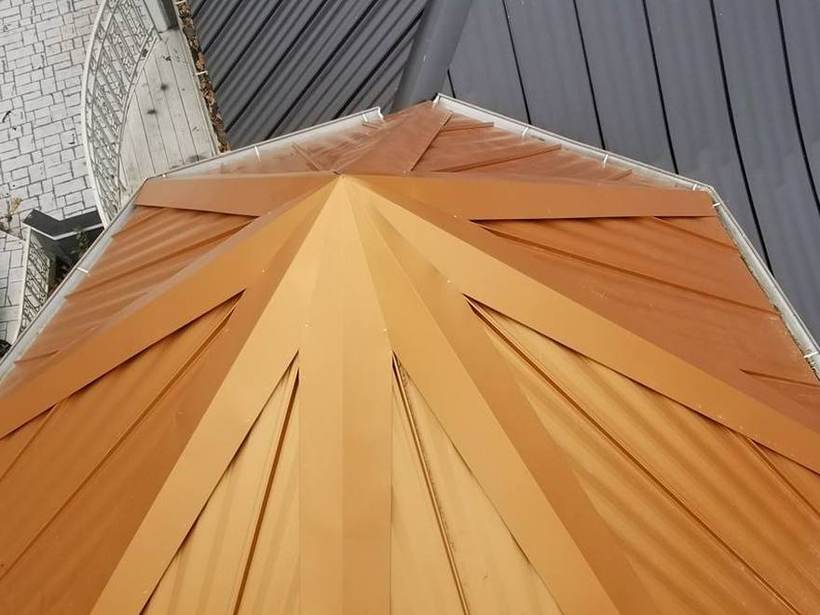 Steel Master Roofing install: Elkhart, Standing Seam, Coal Black