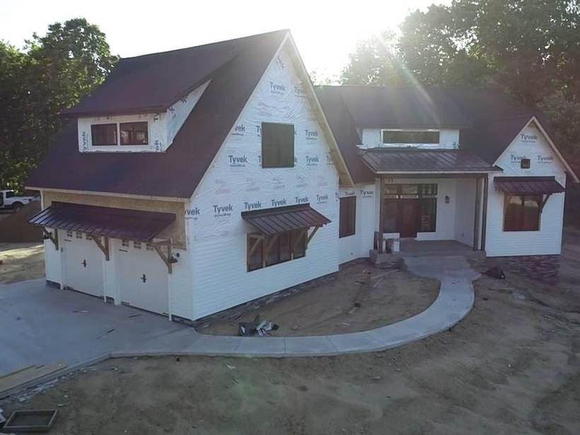 Steel Master Roofing install: New Carlisle, Coal Black