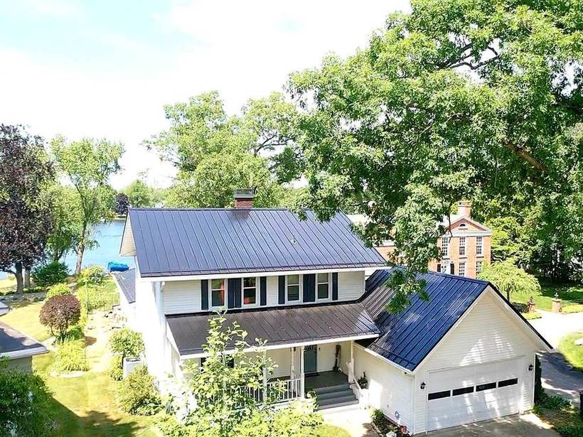 Steel Master Roofing install: Exposed Fastener, Coal Black