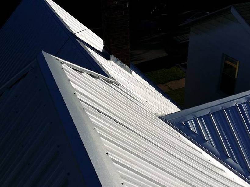 Steel Master Roofing install: South Bend, Galvalume