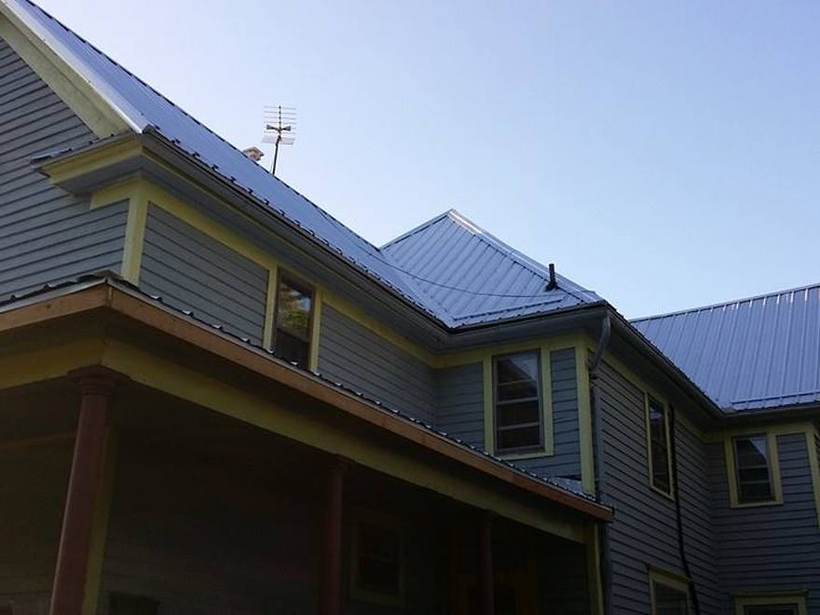 Steel Master Roofing install: South Bend, Galvalume