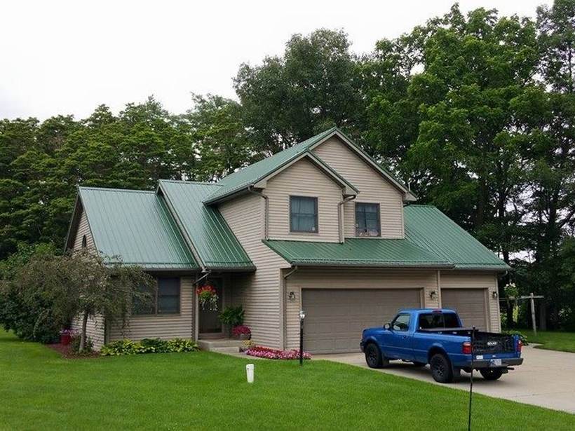 Steel Master Roofing install: Osceola, Matte Black