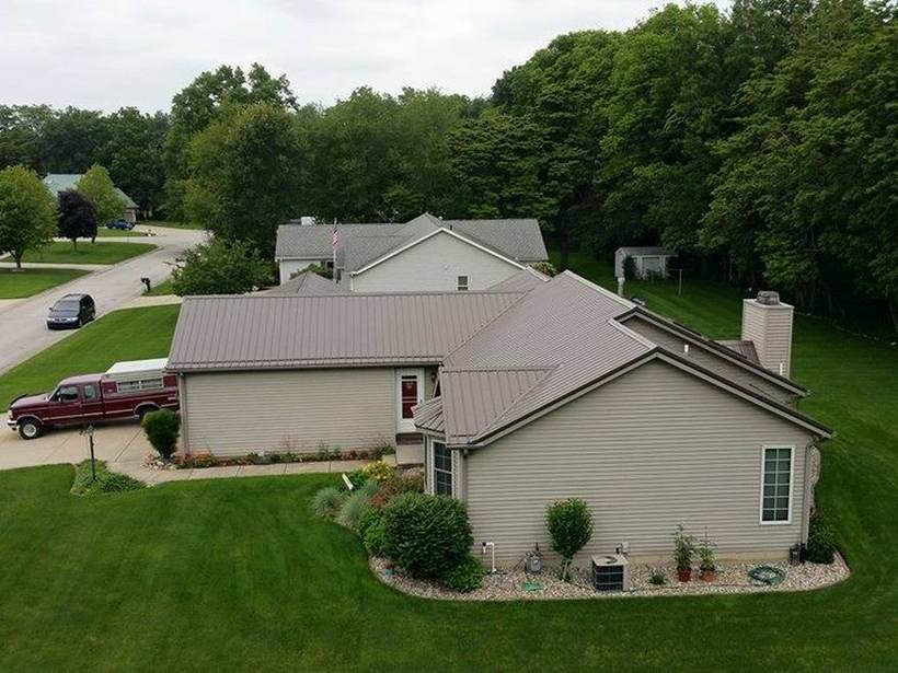 Steel Master Roofing install: Osceola, Matte Black