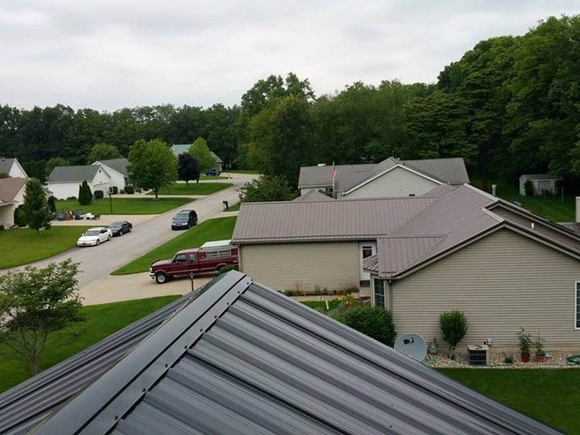 Steel Master Roofing install: Osceola, Matte Black