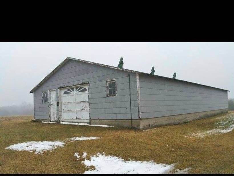 Steel Master Roofing install: Kendallville, Exposed Fastener, Rustic Red