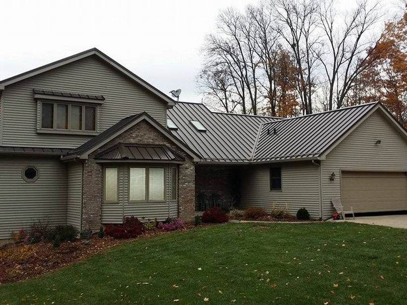 Steel Master Roofing install: Standing Seam