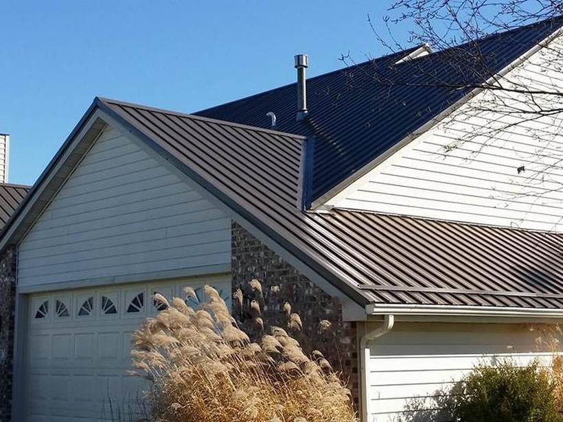 Steel Master Roofing install: Exposed Fastener
