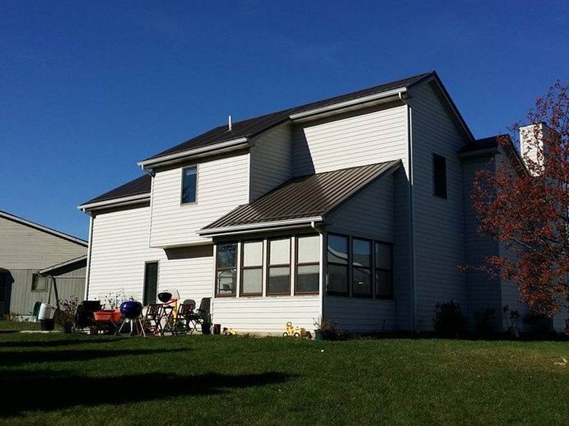 Steel Master Roofing install: Exposed Fastener