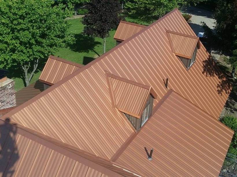 Steel Master Roofing install: Laporte, Standing Seam