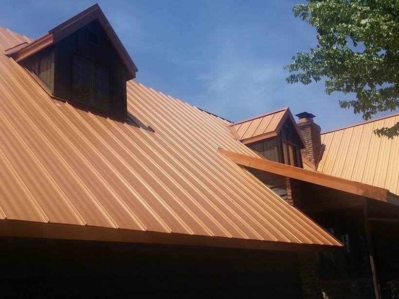 Steel Master Roofing install: Laporte, Standing Seam