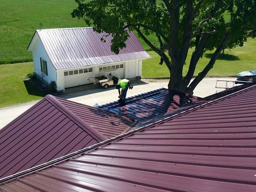 Steel Master Roofing install: Albion, Exposed Fastener