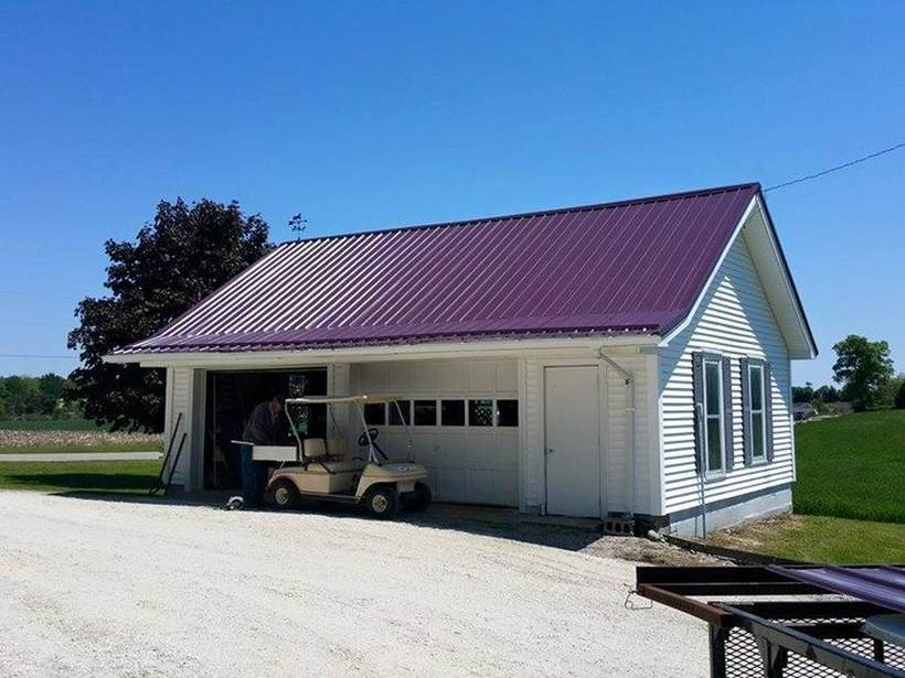 Steel Master Roofing install: Albion, Exposed Fastener