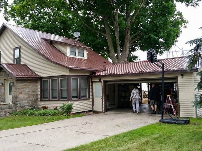 Steel Master Roofing install: Lagrange, Exposed Fastener