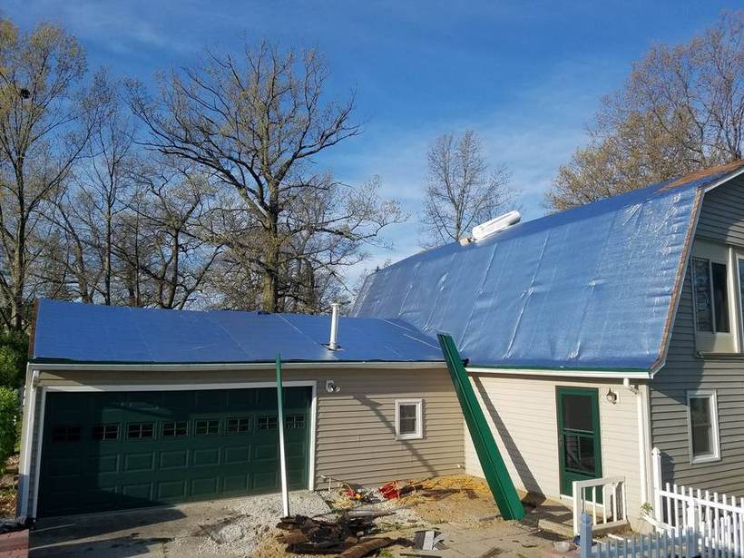 Steel Master Roofing install: Standing Seam