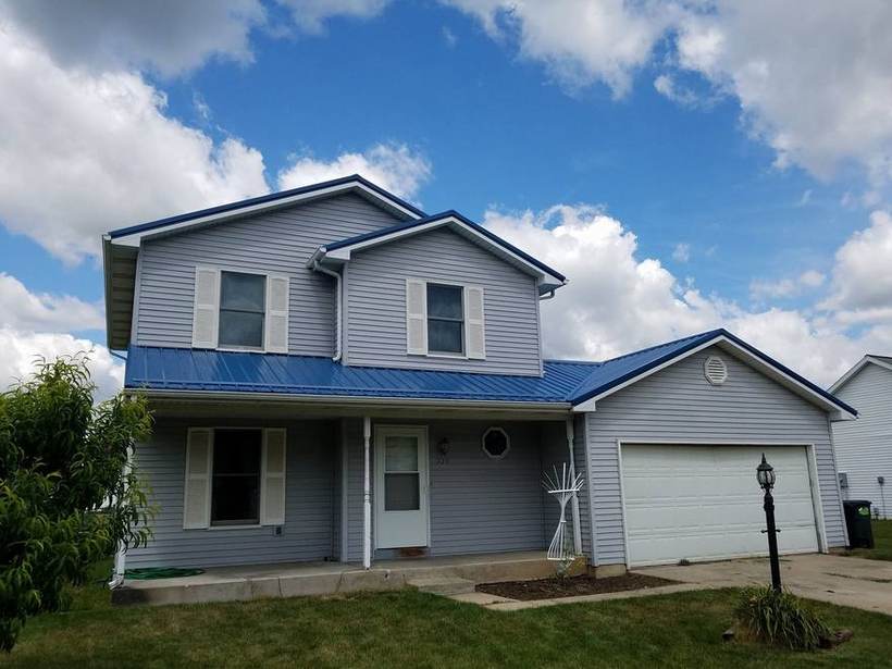 Steel Master Roofing install: Standing Seam