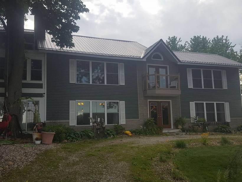 Steel Master Roofing install: Standing Seam