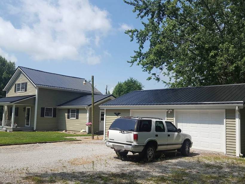Steel Master Roofing install: Standing Seam