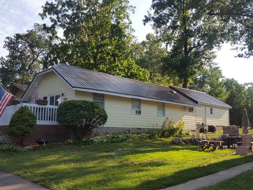 Steel Master Roofing install: Warsaw, Exposed Fastener