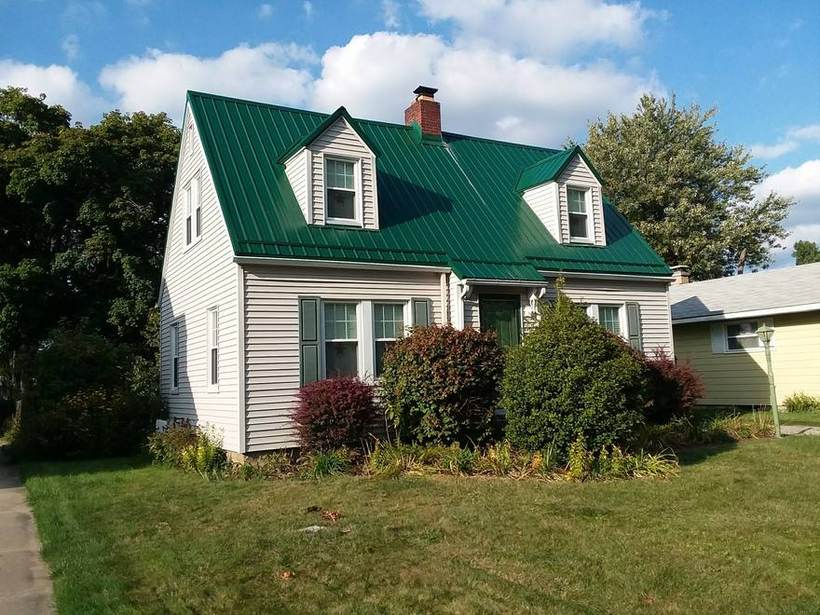 Steel Master Roofing install: Elkhart, Exposed Fastener