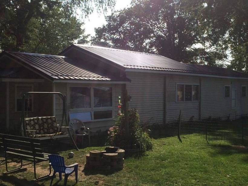 Steel Master Roofing install: Elkhart, Exposed Fastener