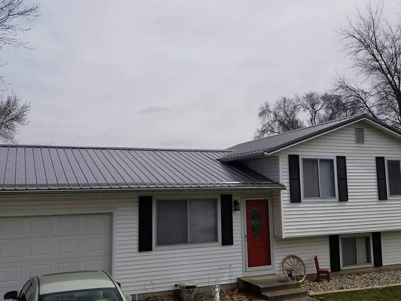 Steel Master Roofing install: Standing Seam