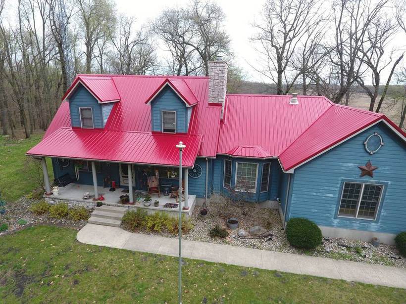 Steel Master Roofing install: Buchanan, Exposed Fastener