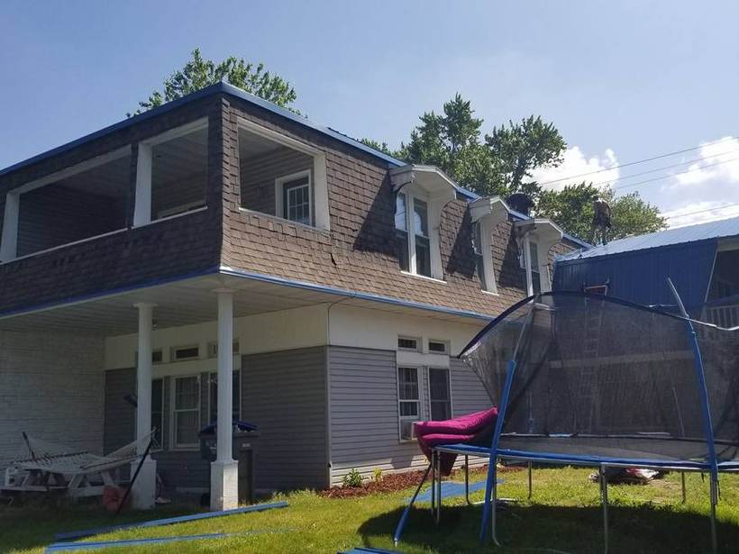 Steel Master Roofing install: Standing Seam