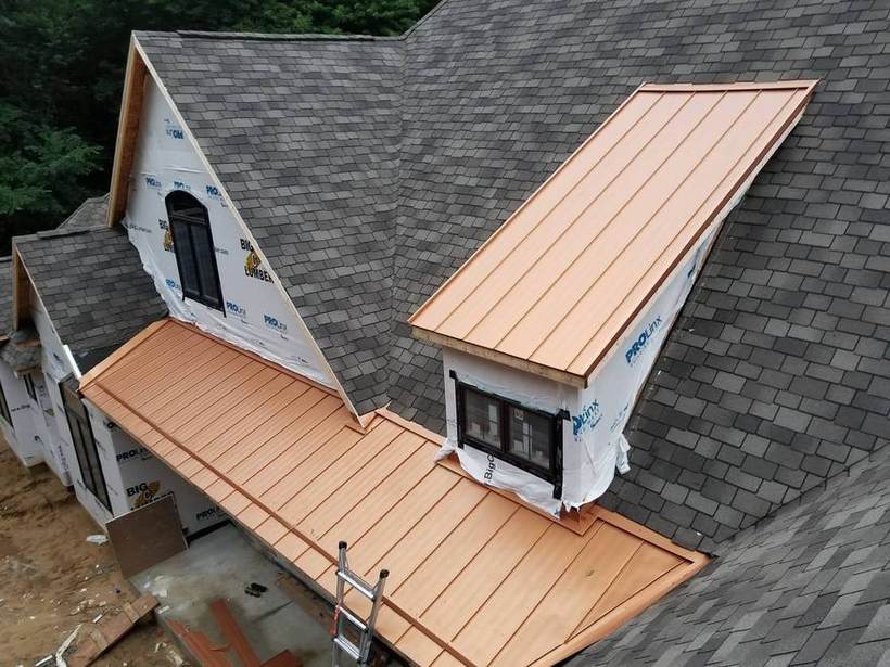 Steel Master Roofing install: Commercial