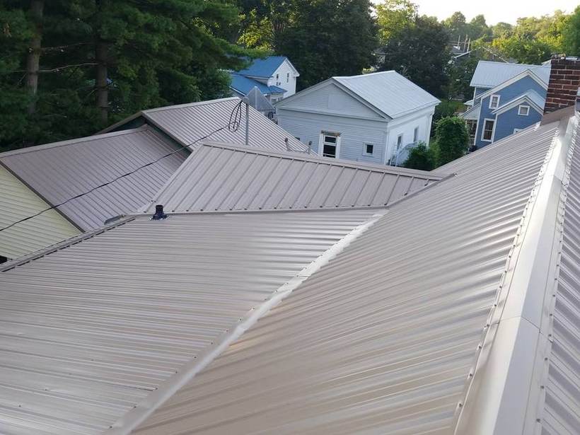 Steel Master Roofing install: Niles, Standing Seam