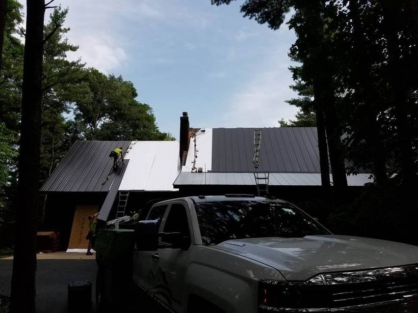 Steel Master Roofing install: Niles, Standing Seam