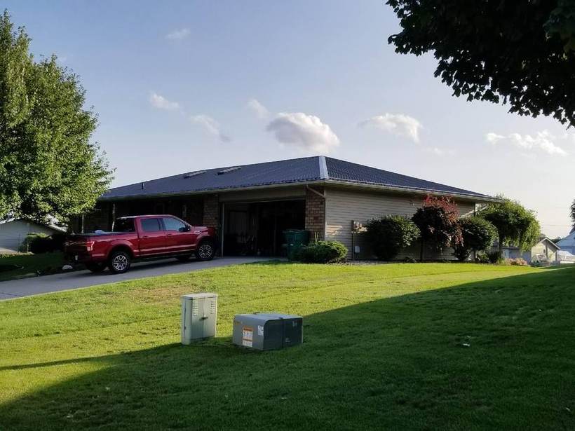 Steel Master Roofing install: Standing Seam
