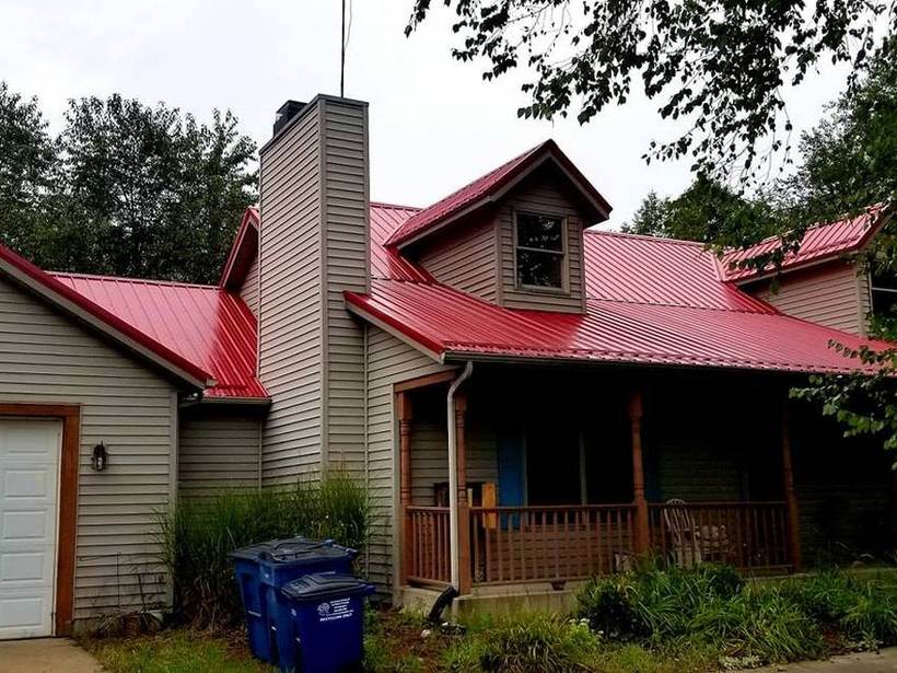 Steel Master Roofing install: New Carlisle, Standing Seam