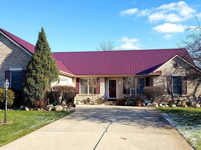 Steel Master Roofing install: South Bend, Exposed Fastener