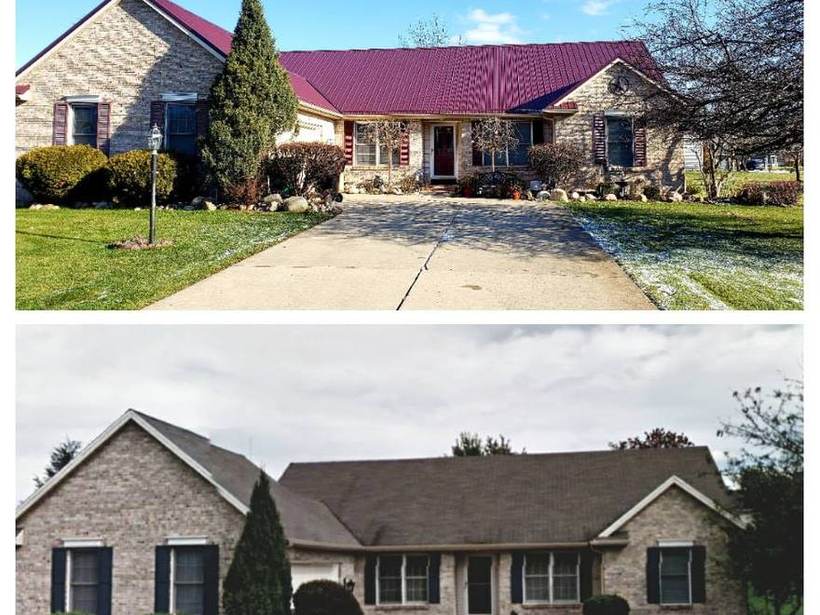 Steel Master Roofing install: South Bend, Exposed Fastener