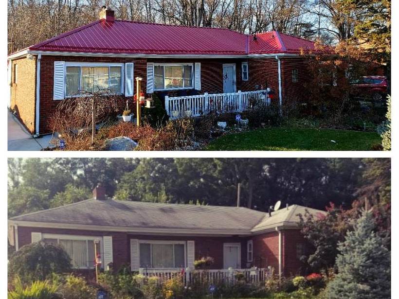 Steel Master Roofing install: South Bend, Exposed Fastener