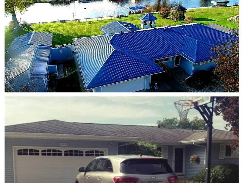 Steel Master Roofing install: South Bend, Exposed Fastener