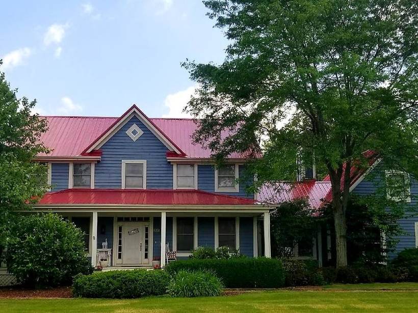 Steel Master Roofing install: Exposed Fastener