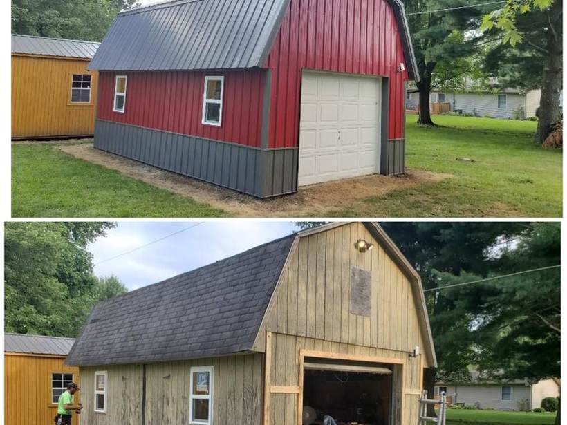 Steel Master Roofing install: Goshen