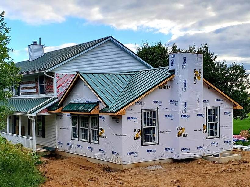 Steel Master Roofing install: Goshen