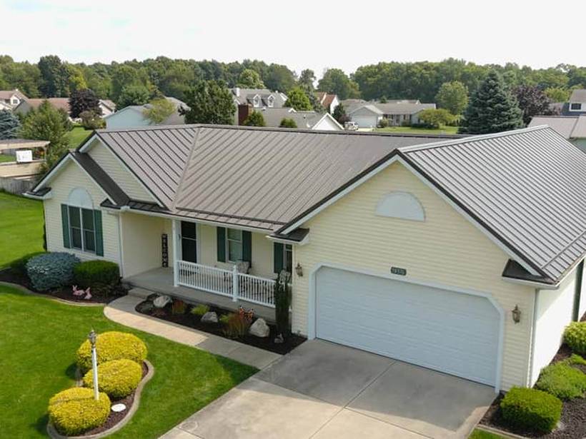 Steel Master Roofing install: Metal Shingles