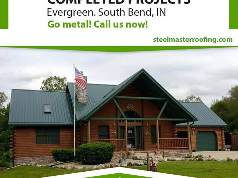 Steel Master Roofing install: Exposed Fastener