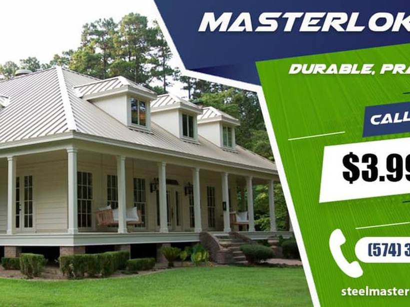 Steel Master Roofing install: Standing Seam
