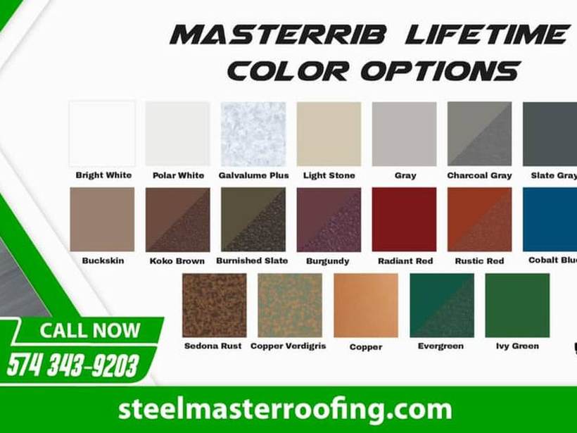Steel Master Roofing install: Exposed Fastener