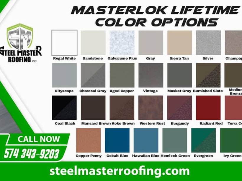 Steel Master Roofing install: Standing Seam