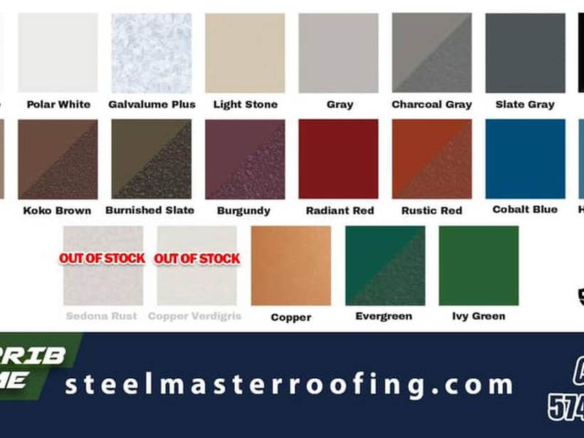 Steel Master Roofing install: Exposed Fastener